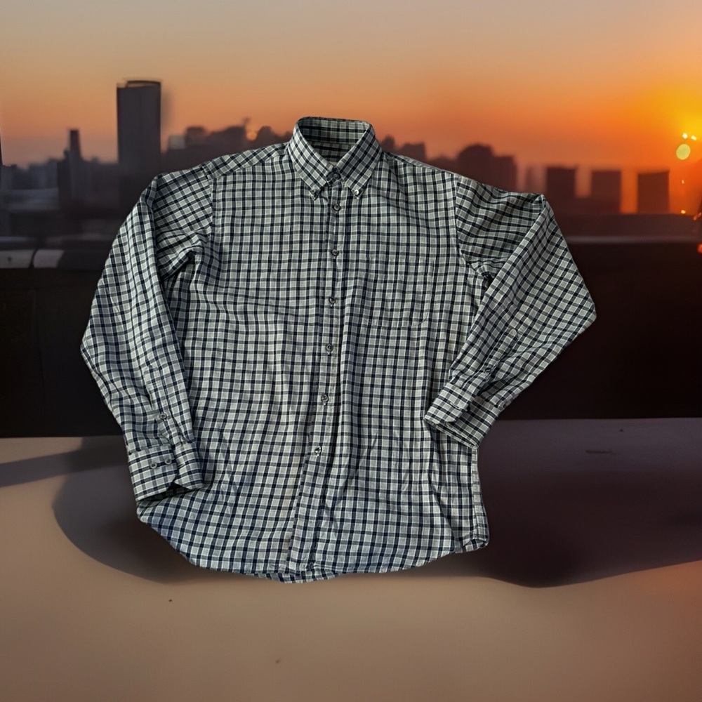 Ingram Men’s Size Small Button-Down Casual Shirt. Multicolor. Made in Italy.
